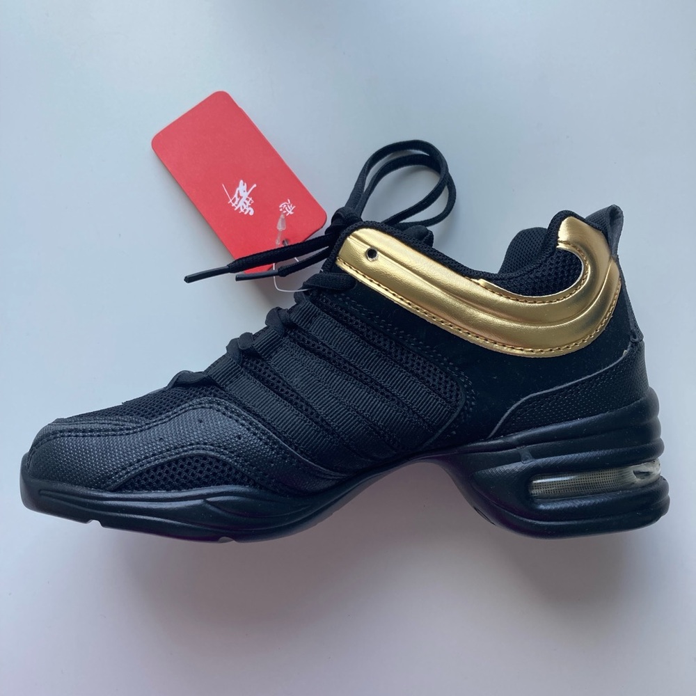 Black Dance Sneakers - size 5.5 and 6